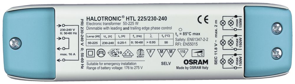 Elektronischer Trafo Halotronic HTL 225/230…240V