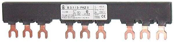 Drehstromschienenblock Eaton, für 3 PKZ0 +Hilfsschalter