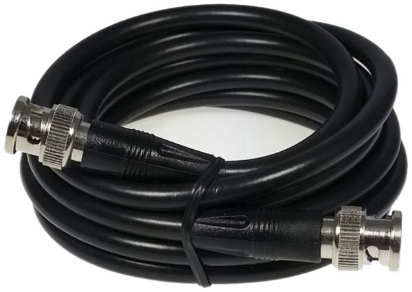 Câble coaxial BNC 50 ohm L 5m noir