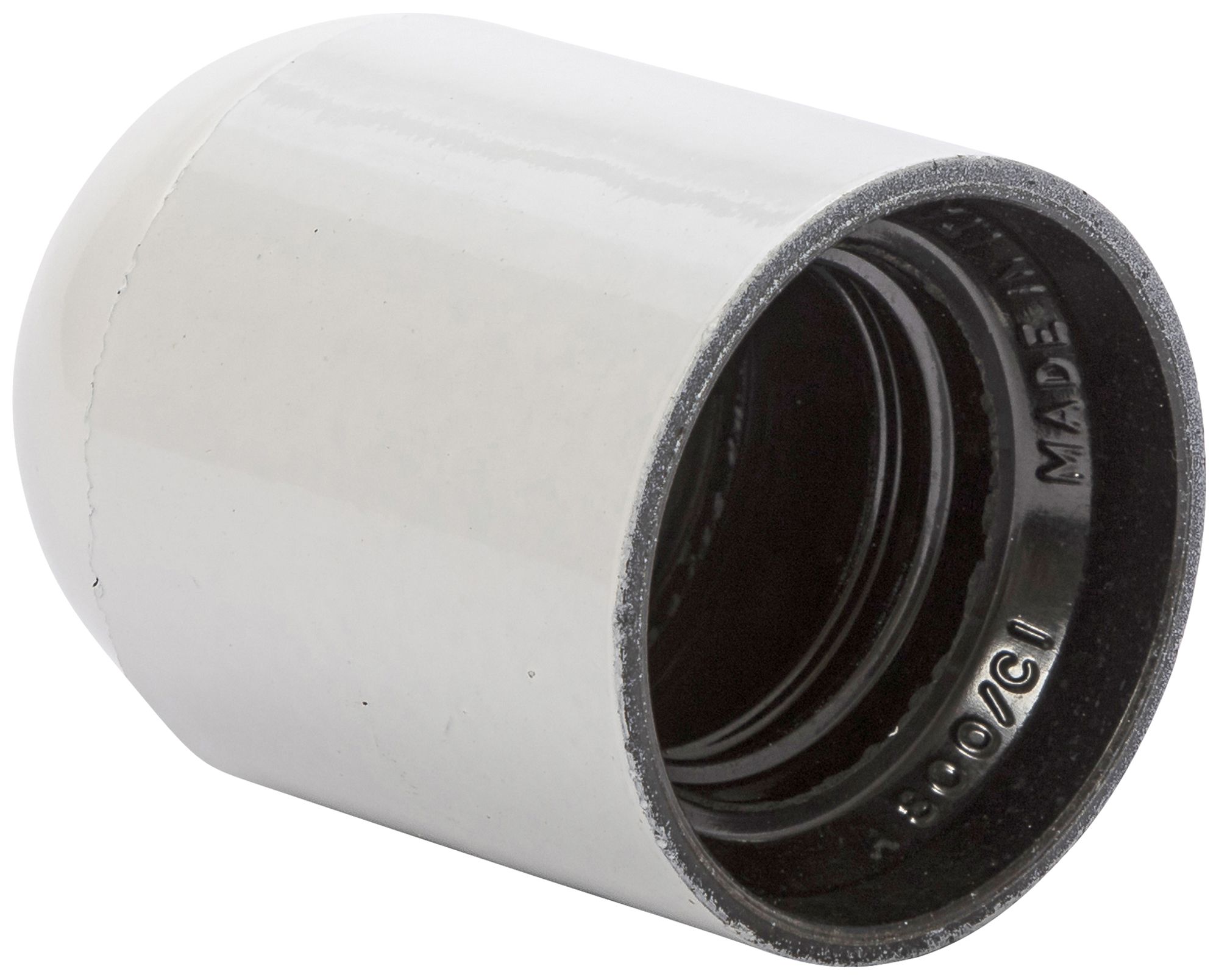 Douille ELBRO douille à suspendre E27 Bakelit blanc