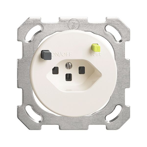 UP-Steckdose FH T23 FI 30mA PM, weiss