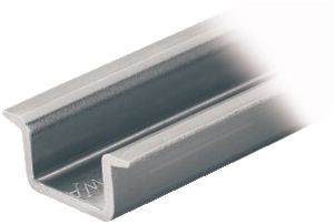 Barre profilée WAGO zingué 2m 35×15×2.3mm EN 50022-35