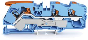 Morsetto di passaggio WAGO Top Job-S 16mm² 3L blu serie 2116