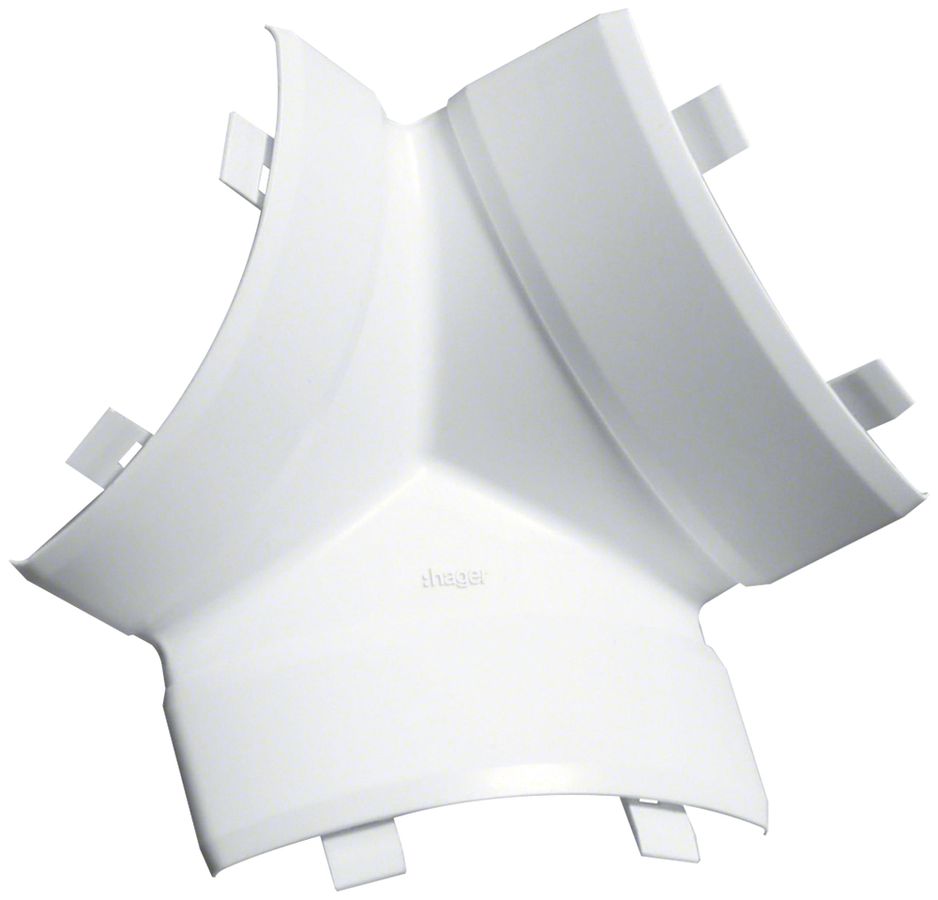 T-Stück tehalit EK 40040, verkehrsweiss