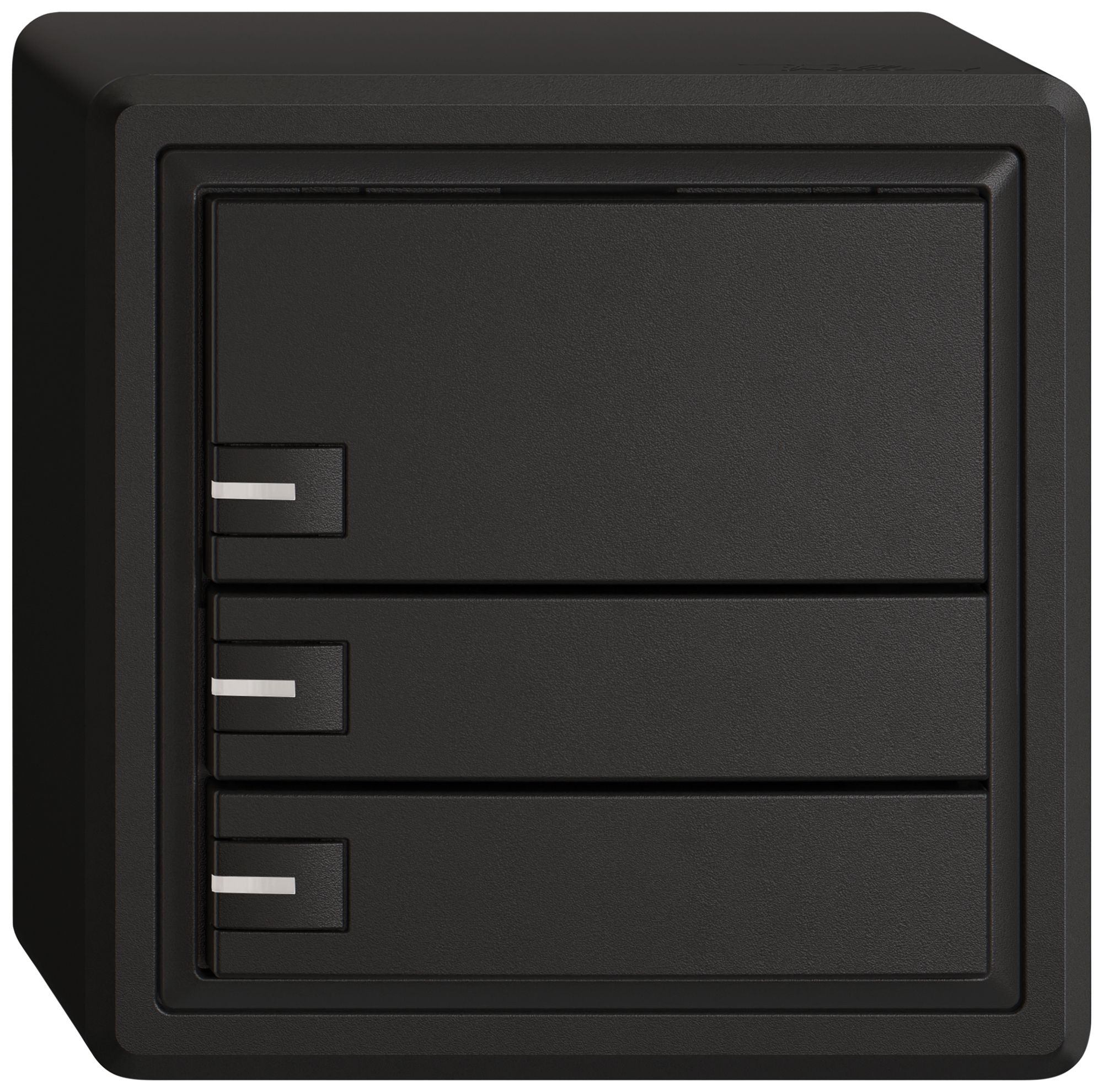 Pulsante universale AP EDIZIO.liv UNI SNAPFIX® 12…48V c.LED blu 3× com.1T ne