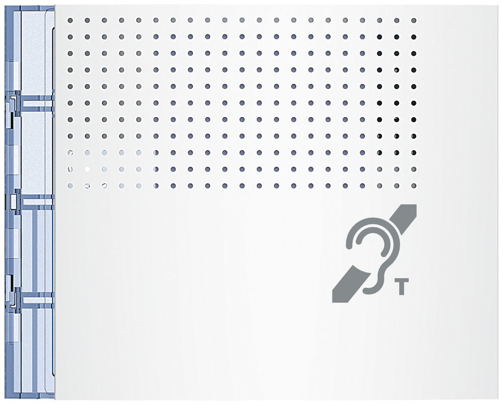 Frontale per modulo Teleloop bianco