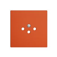 Frontplatte EDIZIOdue T12 orange für Steckdose