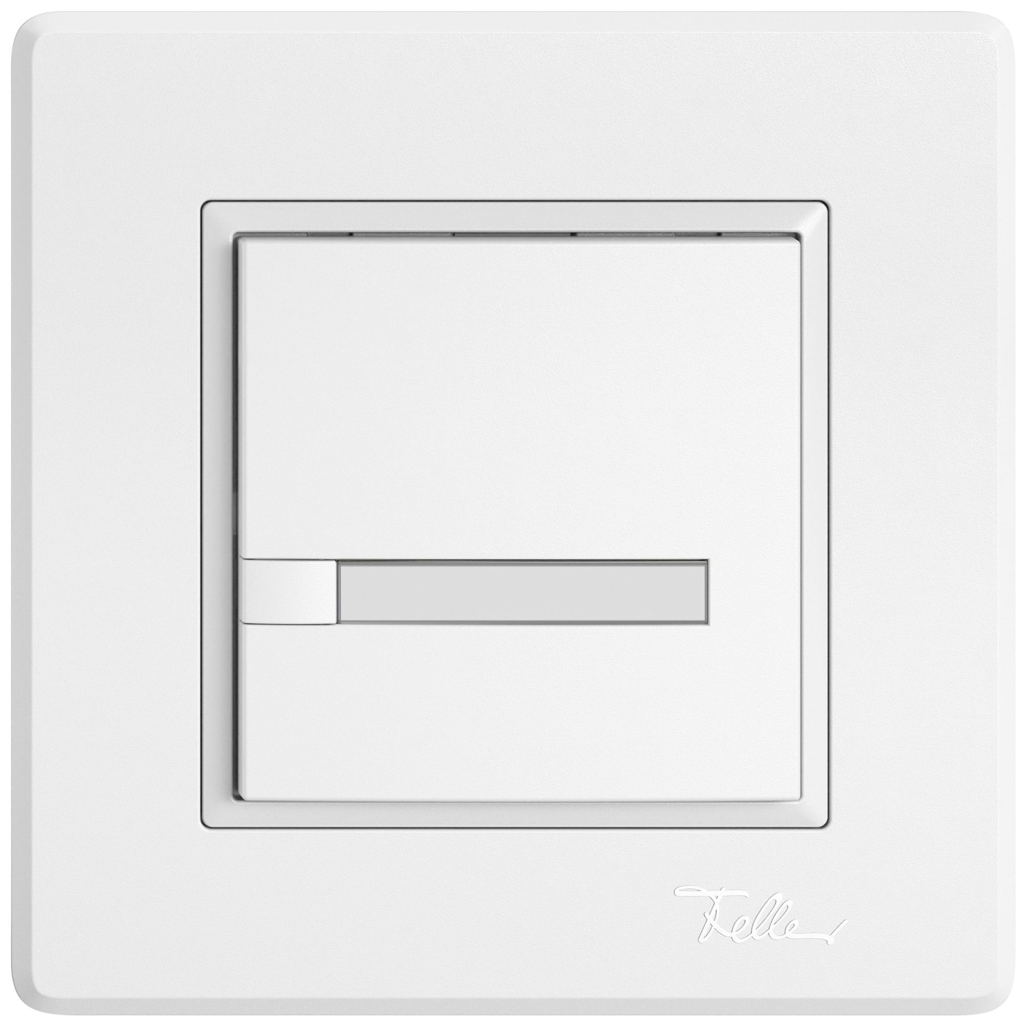 UP-KNX-Taster RGB EDIZIO.liv SNAPFIX® Temperaturfüh.o.LED Pap.1×T 1-Tbed.ws