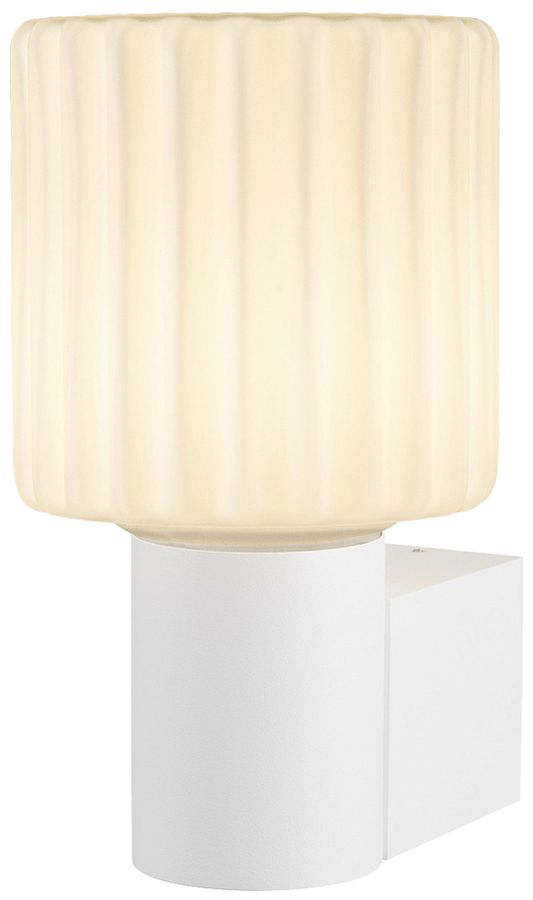 Applique SLV VARYT E14 1×6W IP44 REG 119×60×80mm bianco