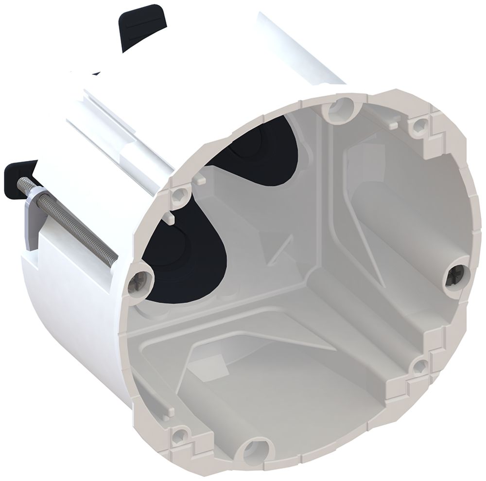 Hohlwanddose AGRO Quickbox ECON Pro, 1×1 Ø83mm luftdicht weiss