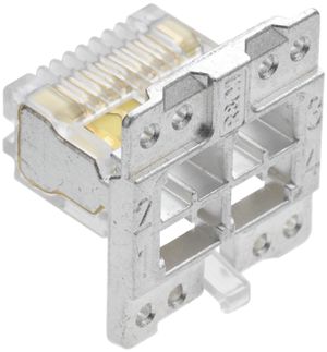Einsatz RMS45 geschirmt für R&M freenet RJ45 Anschlussmodule