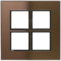 UP-Kopfzeile Legrand Arteor 2×2 horizontal und vertikal 157×157mm Pink