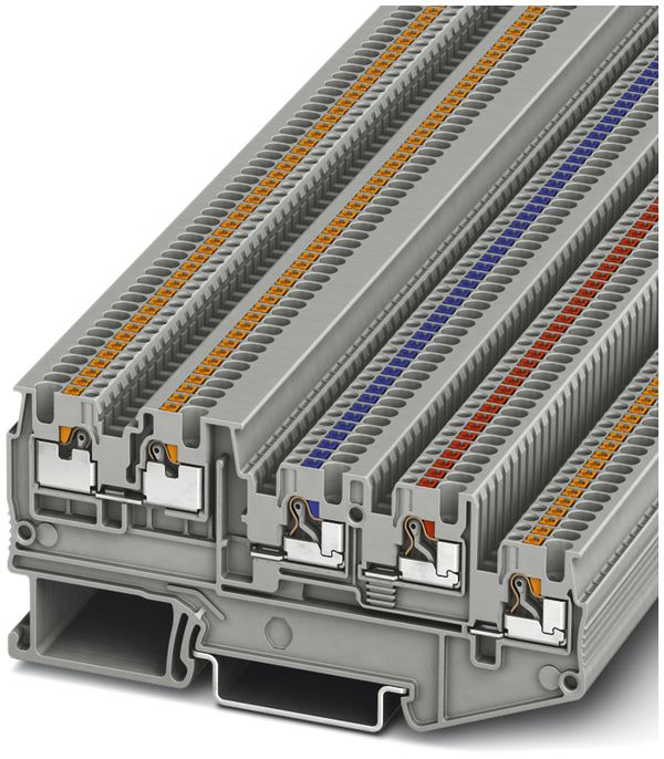 Morseto a funzioni 0.14…1.5mm² 4L Push-In grigio