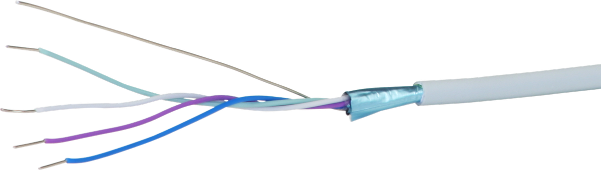 Kabel U72 1×4×0.5mm abgeschirmt halogfrei Eca