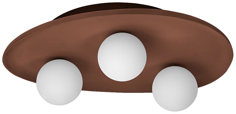 Deckenleuchte LEDVANCE Decor Clay G9 3×5W 500×385×155mm braun