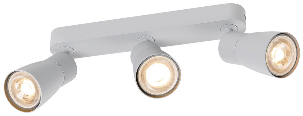 Spot SLV PURI 2.0 Dome CW GU10 3×6W DIM 258×42×138mm grau