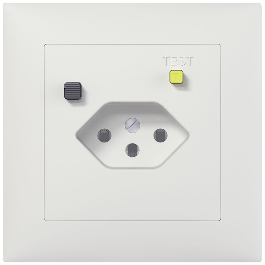 UP-FI-Steckdose SIDUS B T13 30mA weiss