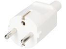 Spina mobile Schuko MAX HAURI L+N+PE 16A 250V 0.75…1.5mm² bianco