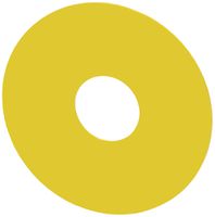 Unterlegschild Siemens SIRIUS ACT für NOT-AUS-Taster gelb