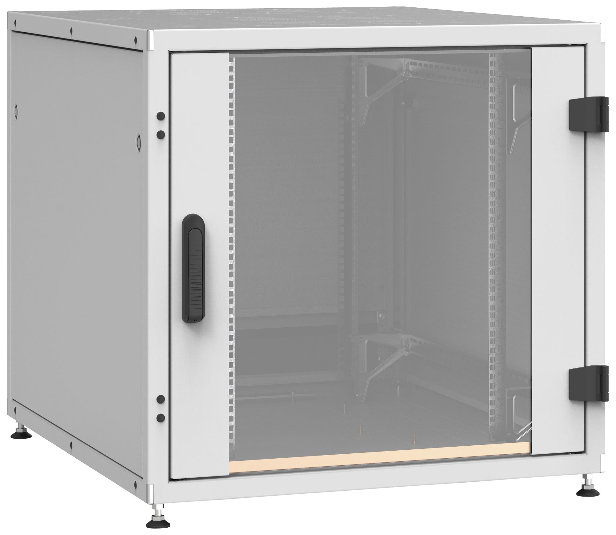 Netzwerkschrank Standard-Line S-81525-181-11-2, 15HE, 800×763×1000mm, grau