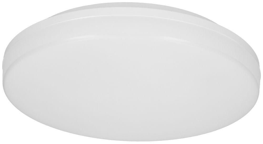 Plafonnier/applique LED FLAT, 18W, 230V, 1900lm, 3000K, Ø278mm, IP54, blanc