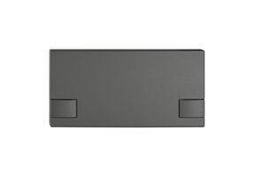 Poussoir 1/2 EDIZIO.liv SNAPFIX® p.KNX&UNI s.LED comm.à 2 touches grf