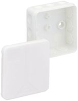 Boîte dérivation AP 2K-12 vide 85×85×37mm, blanc