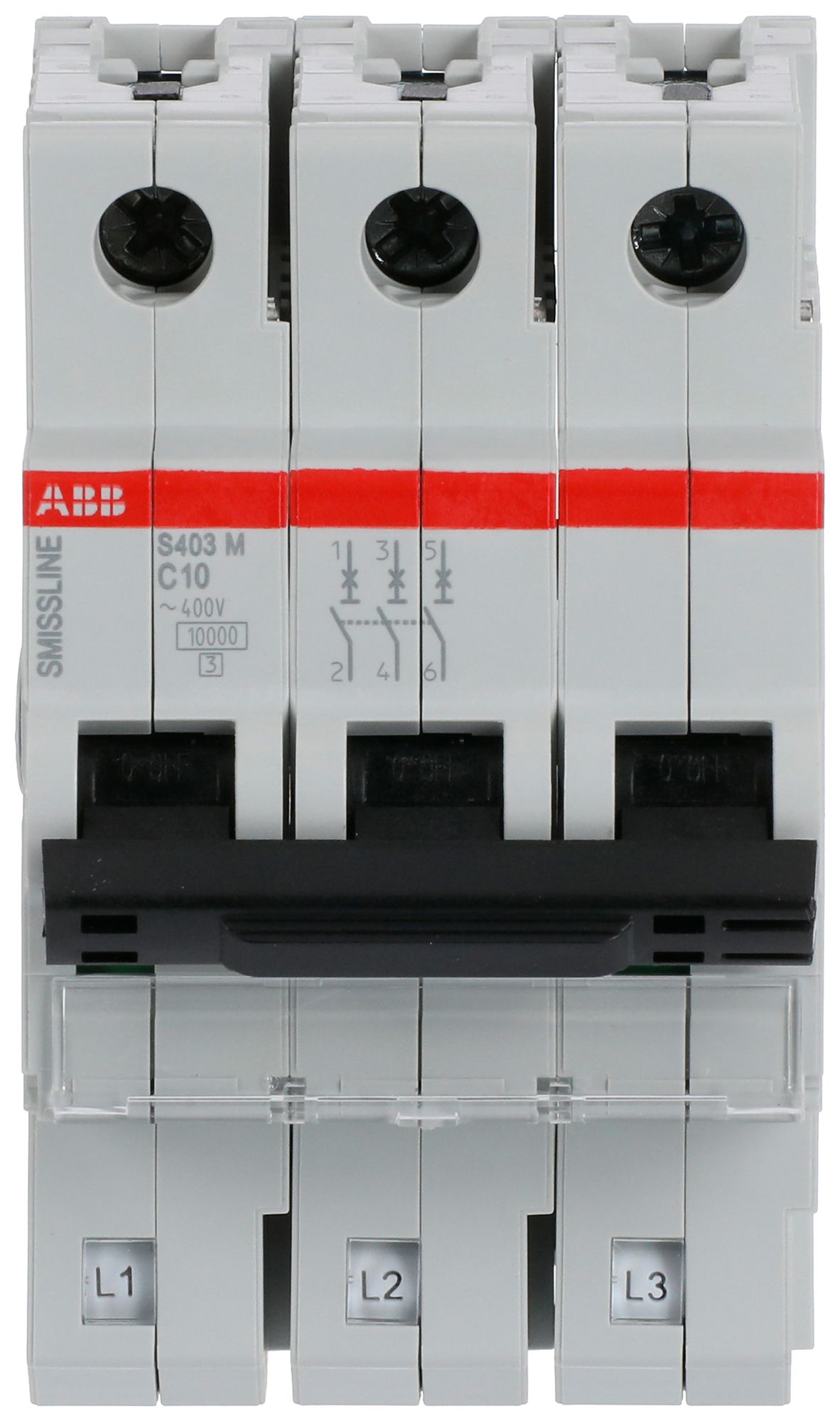 Leitungsschutzschalter SMISSLINE TP S 3×10A C 10kA