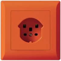 UP-Steckdose kallysto.line T25 orange Schraubklemmen