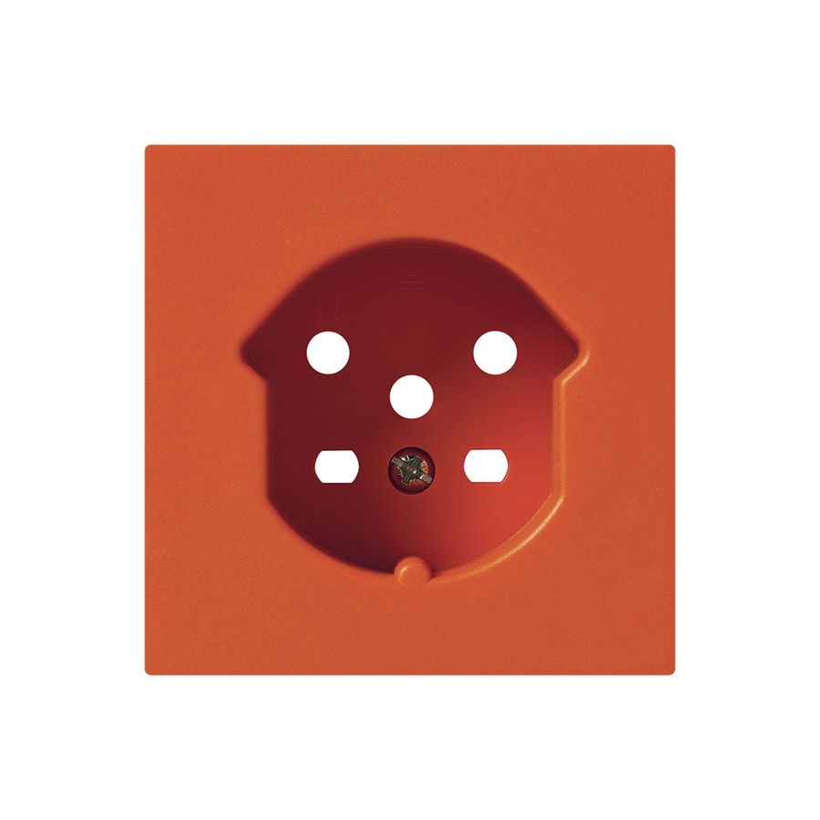 Frontset HA kallysto für Steckdose Typ 15 mit Steckklemmen orange