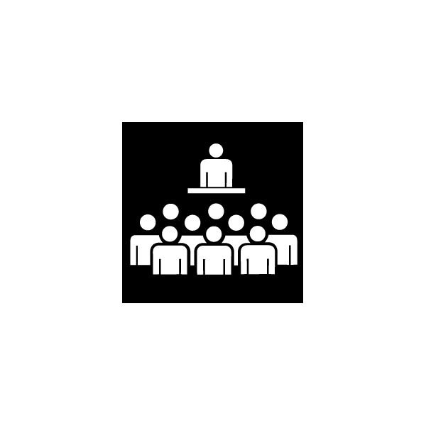 Foglia simb. (Stanza di con-gresso) EDIZIOdue nero 42×42 per LED