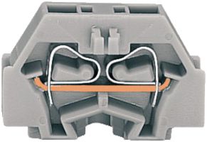 Borne WAGO 2L 1.5mm² gris