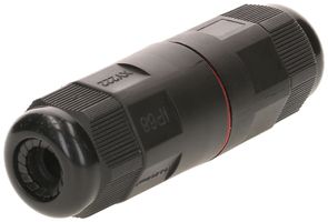 Raccord de câble MH droite 3×0.5…2.5mm² Ø6.5…11mm Ø30×91mm IP68 noir