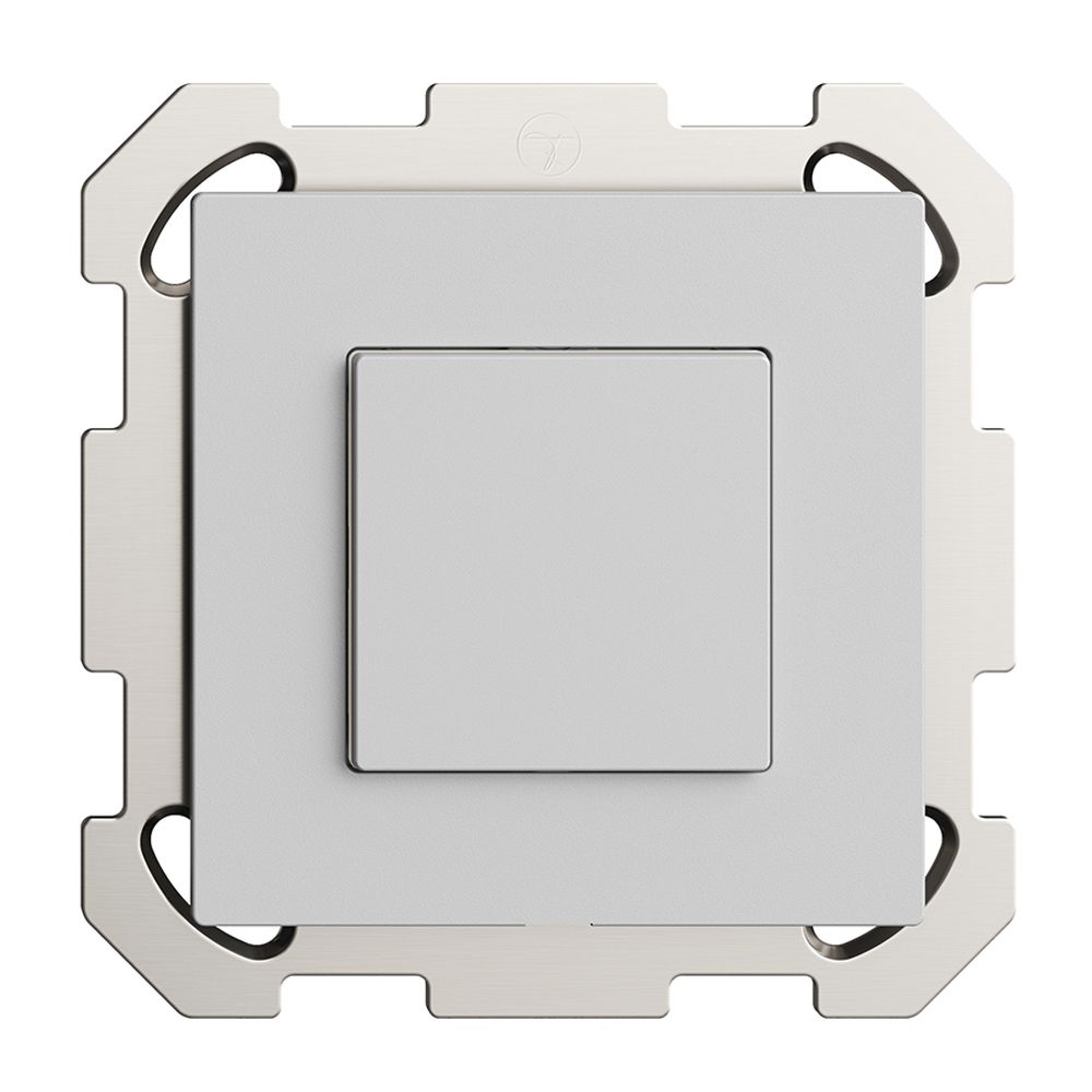 UP-Druckschalter 1K/1T Edue Wiser hellgrau
