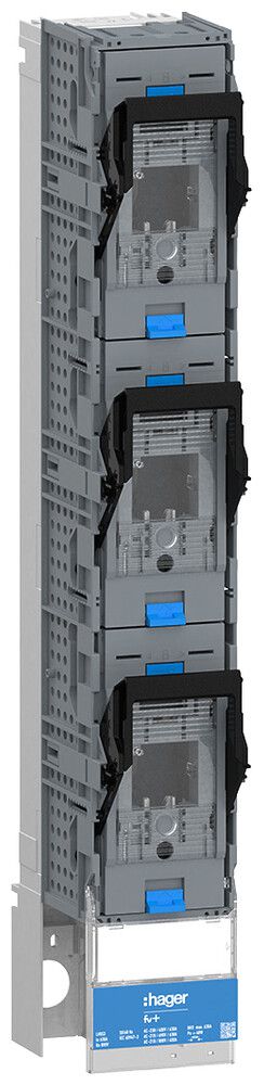 Barre de commutation HPC Hager FV+ NH3 3P 630A 690V 100kA raccordement à vis