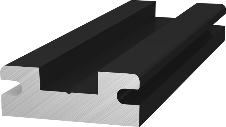 K2 Connettore per InsertionRail anodizzato nero