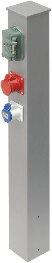 Anschlusssäule Haba Jumbo Aluminium eloxiert Bohrung auf Anfrage 1m