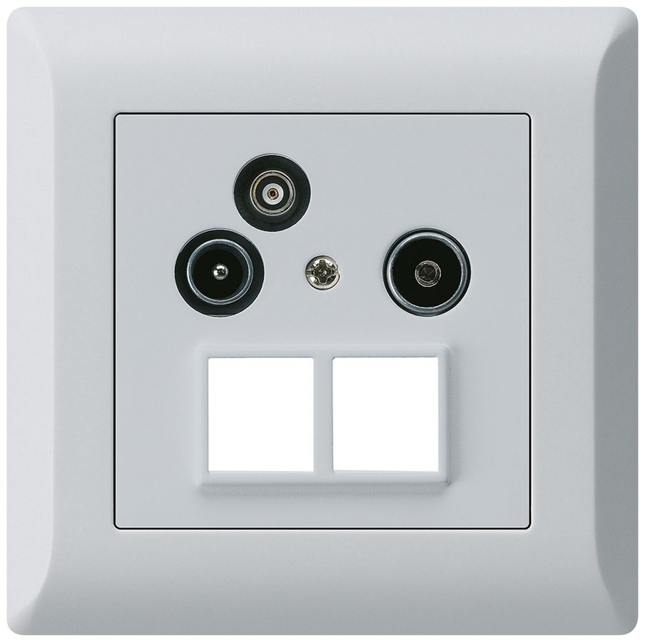 UP-Antennendose R/TV-Daten kallysto.line HMS 2GHz 19db hellgrau