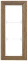 Cadre de recouvrement KAL.art 3×1 214×94mm noyer