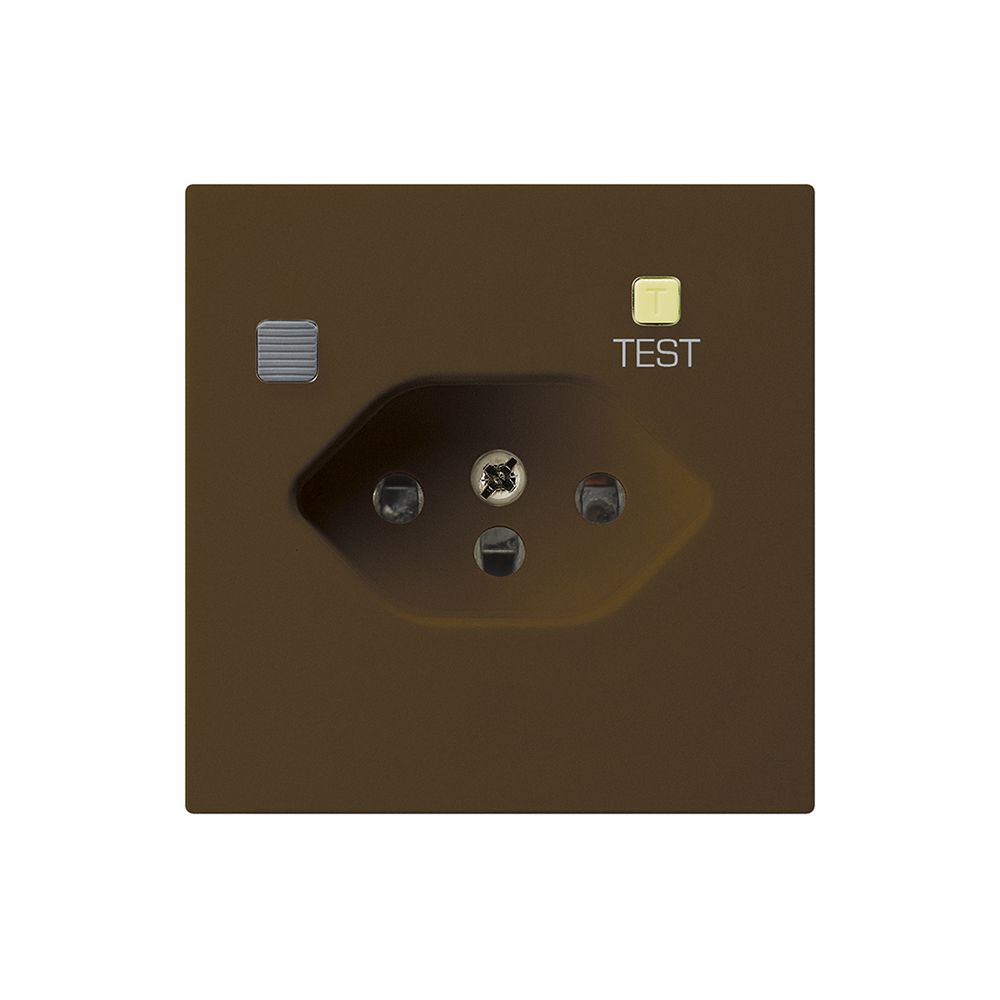 Steckdose kallysto A T13 FI 30mA braun