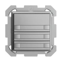 Pulsante KNX RGB INC EDUE, 250mW, s.LED, carta, 3×pulsante, com.2×tasti, si