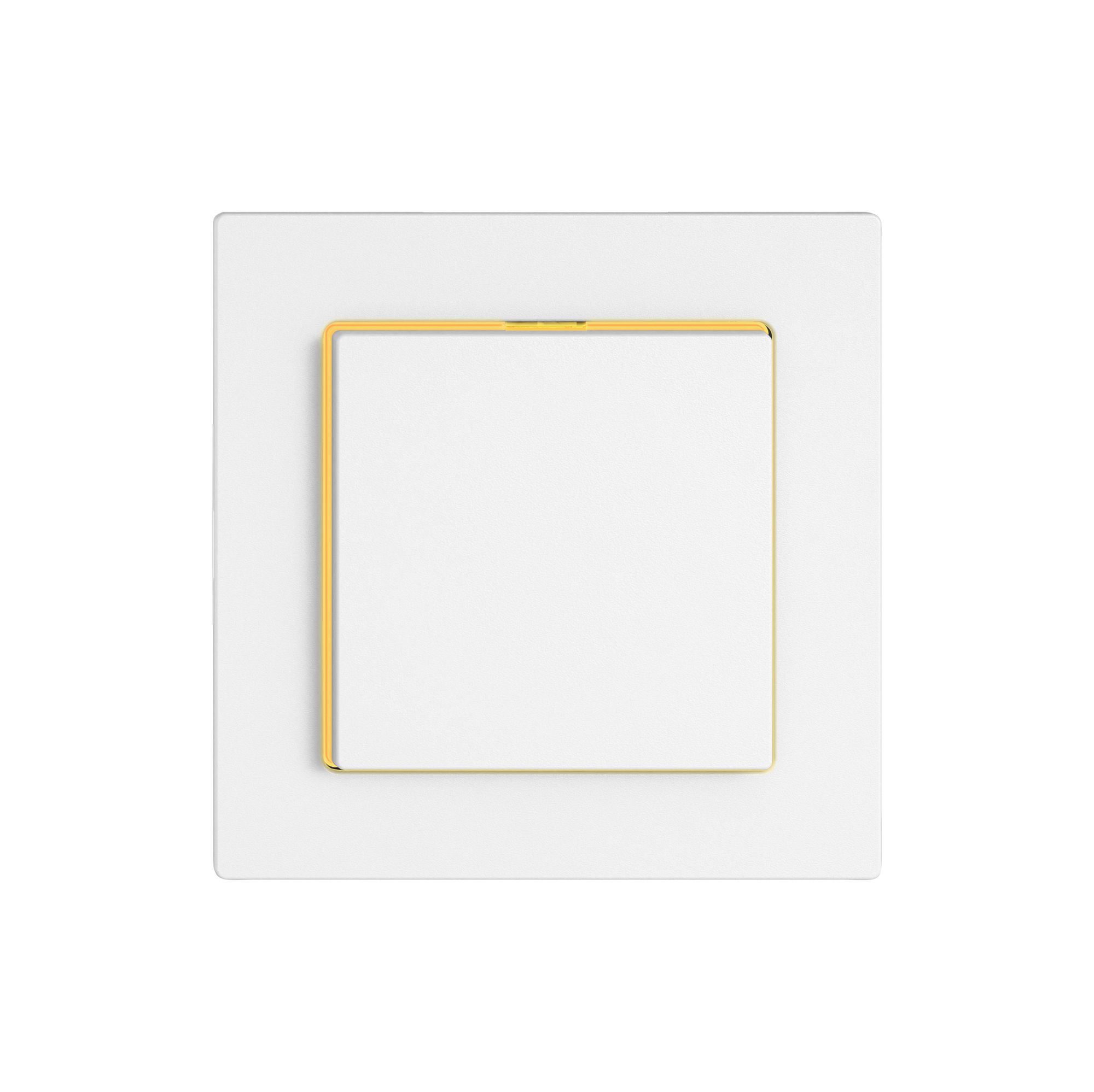 Leuchtdruckschalter EDIZIO.liv SNAPFIX® 6/1L Seitenlinse KS gelb ws