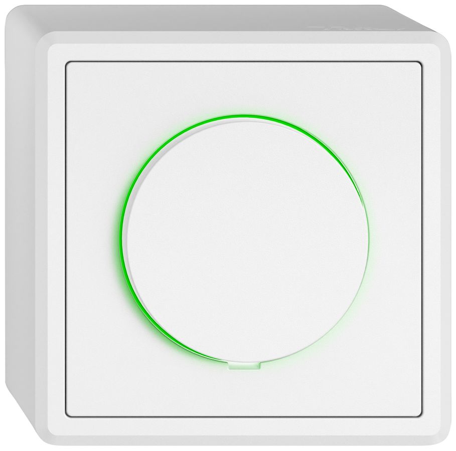 AP-Dimmer EDIZIO.liv SNAPFIX® Univ.bel.gn 4…400W/4…400VA/4…200W/VA ws
