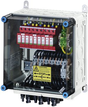 Coffret PV ENYSUN Mi PV 1263 a.fiche MC4 3×protection anti-surtensions DC type 2