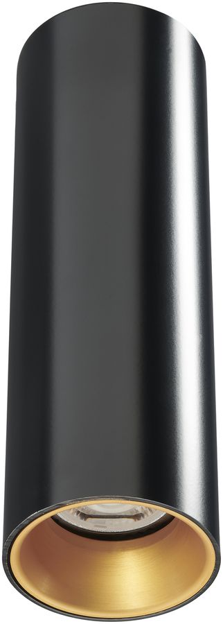 LED-Deckenleuchte TubiXx 14W, 930, 1234lm, Ø80×250mm, schwarz/gold