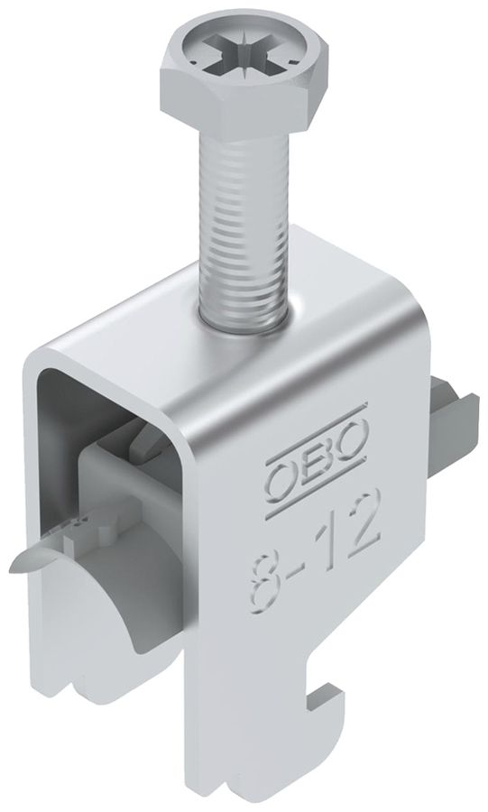 Fixation rapide BET 2056 pied à N matière synthétique 8…12mm 1×câble aluminium