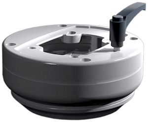 Boîtier de prise Rittal CP 6218.300 pour CP180 Ø130mm aluminium