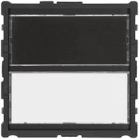 Ruftaster-Modul Hager elcom.modesta f.Türsprechanlage m.LED-Namensschild 1Whg.