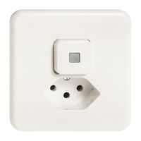 UP-Leuchtkombination 3/1L+T13 FH weiss, LS, mit Linse, LED gelb