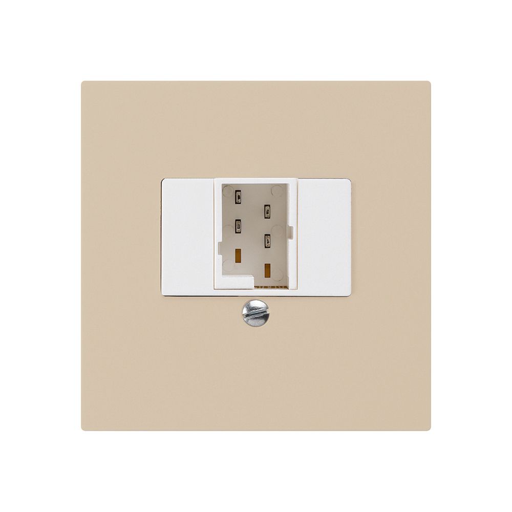 Insert pour prise de raccordement kallysto 1×TT83 beige